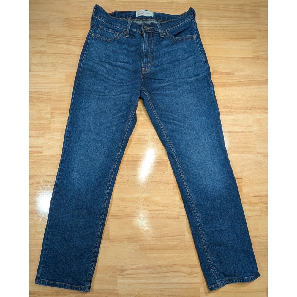 Levi Strauss Signature Mens Athletic Fit Jeans Dark Wash Blue W30 L30 94551-0105